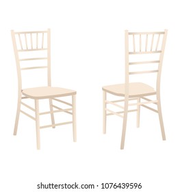 Classic Wooden Chair Set, Chiavari Or Tiffany Design