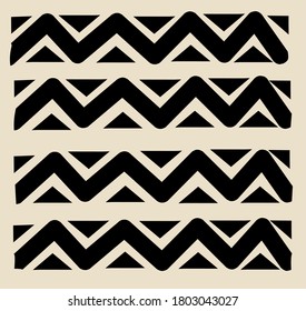 Classic zigzag pattern art design. Suitable for business pattern, your product images, furniture, wallpaper wall and, ornaments. Vector background Illustration vector design. 