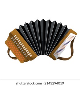 Classical accordion, harmonica, jew's harp. musical instruments