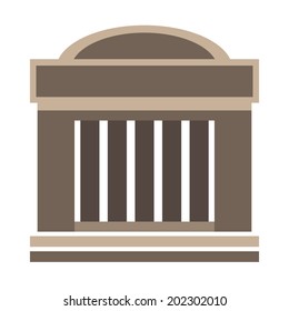 Classical architecture building, vector
