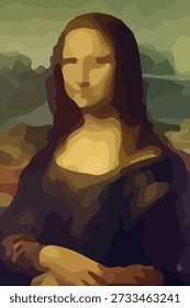 Klassische Kunst Stück modernisiert und deformiert für die Verwendung in Kunstwerk Dekoration und Poster.