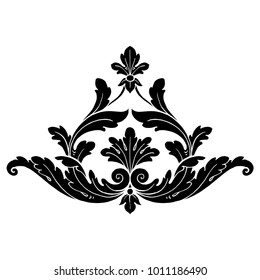 Classical baroque vector set of vintage elements for design. Decorative design element filigree calligraphy vector. You can use for wedding decoration of greeting card and laser cutting.
