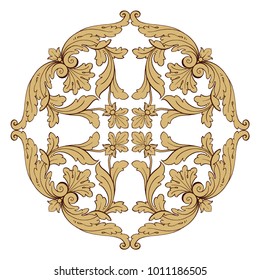 Classical baroque vector set of vintage elements for design. Decorative design element filigree calligraphy vector. You can use for wedding decoration of greeting card and laser cutting.
