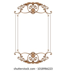 Conjunto clásico barroco vectorial de elementos vintage para el diseño. Vector de caligrafía de filigree de elemento de diseño decorativo. Puedes usar para la decoración de bodas de tarjetas de felicitación y corte láser.