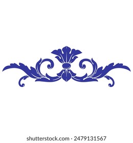 Classical baroque vector of vintage element for design. Decorative design element filigree calligraphy vector. You can use for wedding decoration of greeting card and laser cutting.