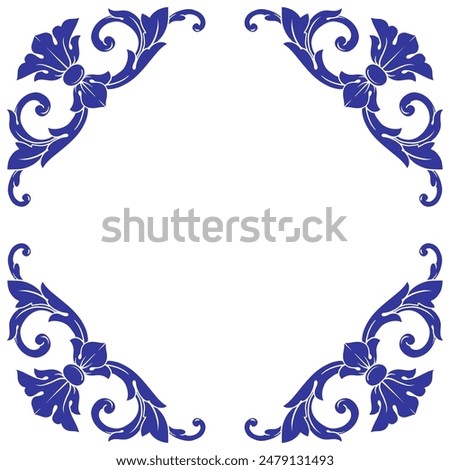 Classical baroque vector of vintage element for design. Decorative design element filigree calligraphy vector. You can use for wedding decoration of greeting card and laser cutting.