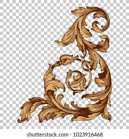 Classical baroque vector of vintage elements for design. Decorative design element filigree calligraphy vector. You can use for wedding decoration of greeting card and laser cutting.