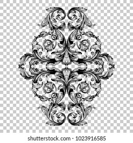 Classical baroque vector of vintage elements for design. Decorative design element filigree calligraphy vector. You can use for wedding decoration of greeting card and laser cutting.