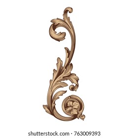 Classical baroque vector of vintage elements for design. Decorative design element filigree calligraphy vector. You can use for wedding decoration of greeting card and laser cutting.