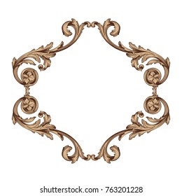 Classical baroque vector of vintage elements for design. Decorative design element filigree calligraphy vector. You can use for wedding decoration of greeting card and laser cutting.