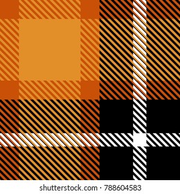 Classical black and orange checkered seamless retro pattern. Backgrounds & textures shop.