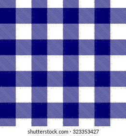 Classical blue and white checkered seamless retro pattern. Backgrounds & textures shop.
