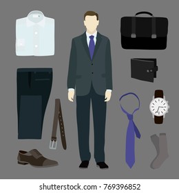 Classical businessman clothes
