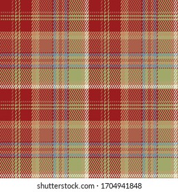 Classical checkered tartan pattern. Seamless abstract texture. Geometric color wallpaper. Scottish cage. Vector graphics printing on fabrics, shirts and textiles.