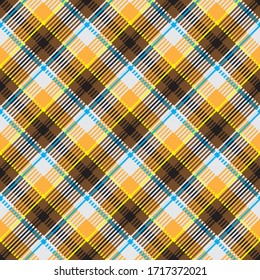 Classical checkered tartan pattern. Seamless abstract texture. Geometric color wallpaper. Scottish cage. Vector graphics printing on fabrics, shirts and textiles.