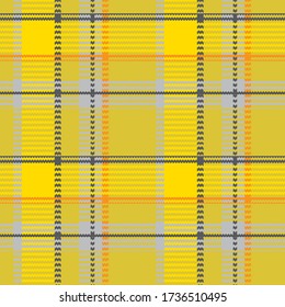 Classical checkered tartan pattern. Seamless abstract texture. Geometric color wallpaper. Scottish cage. Vector graphics printing on fabrics, shirts and textiles.