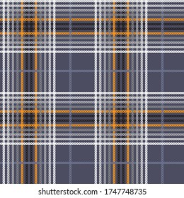 Classical checkered tartan pattern. Seamless abstract texture. Striped color wall-paper. Scottish cage. Vector graphics printing on fabrics, shirts and textiles.