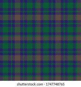 Classical checkered tartan pattern. Seamless abstract texture. Striped color wall-paper. Scottish cage. Vector graphics printing on fabrics, shirts and textiles.