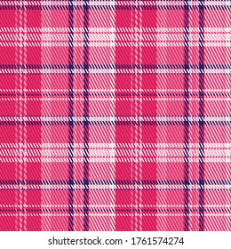 Classical checkered tartan pattern. Seamless abstract texture. Traditional color wallpaper in stripe. Scottish cage. Vector graphics printing on fabrics, shirts, curtains and textiles.