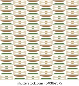 classical color oval tile - Geometric seamless pattern