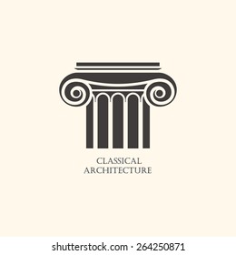 Classical Column Architecture Element.