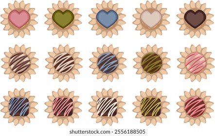 Classical Confectionery Set with Diverse Designs