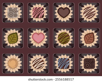 Classical Confectionery Set with Diverse Designs