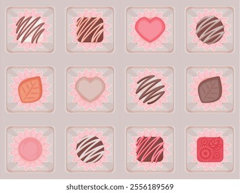 Classical Confectionery Set with Diverse Designs