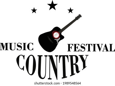 classical country music vector, great for emblem label web banner banner
