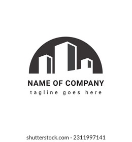 classical and creative real estate logo design, timeless and trendy real estate logo design, Business logo design