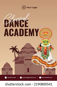 Classical Dance Academy Flyer Design.