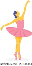 Classical Dancer. Ballerina Dancers, Vector female ballet dancers.