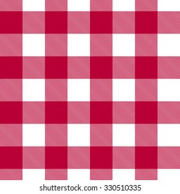 Classical dark red and white checkered seamless retro pattern. Backgrounds & textures shop. 