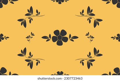 classical floral and ornament seamless pattern textile vector For prints, fabric, textile products, clothes, bed linen