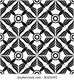 classical floral ornament, vector illustration