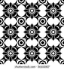 ornamento floral clásico, ilustración vectorial