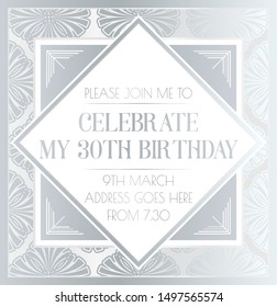 Classical Gatsby Art Deco Print Frame Design