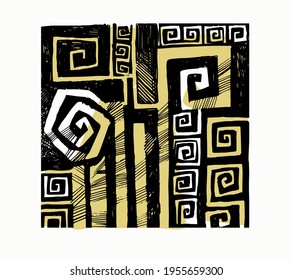 Classical Greek Backgrounds. Greek design element.