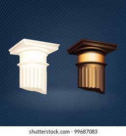 Classical Greek Column, vector