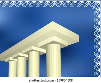 Classical Greek columns