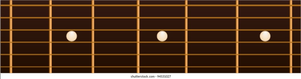 classical guitar fretboard