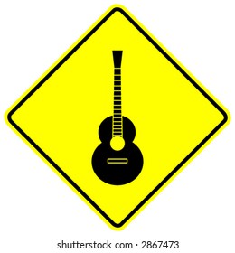classical guitar sign