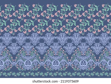 Classical luxury old fashioned damask ornament, royal victorian floral baroque. Seamless pattern, background. Vector illustration.