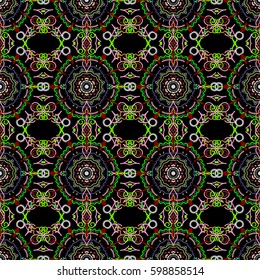 Classical luxury old fashioned damask ornament, royal victorian seamless texture for fabric, textile, wrapping. Exquisite baroque template in pink, gray and green color. Vector damask seamless pattern