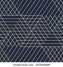 Classical luxury seamless pattern with geometric lines