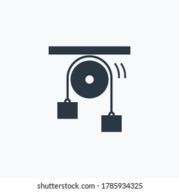 Classical mechanics icon isolated on clean background. Classical mechanics icon concept drawing icon in modern style. Vector illustration for your web mobile logo app UI design.
