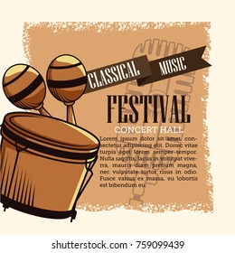 Classical music festival flyer