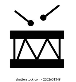 Classical music Glyph Vector Icon easily modified

