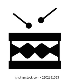 Classical music Glyph Vector Icon easily modified

