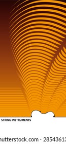 Classical music - vector design - logo - title - background